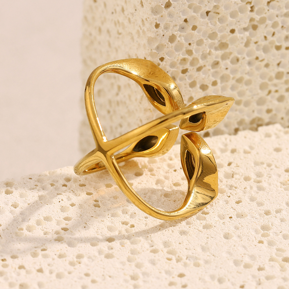 1 Piece Daily Geometric Stainless Steel Statement Rings h5Picture4