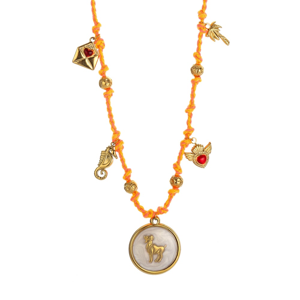 1 Pair Romantic Series Retro Geometric Stainless Steel   Gold Color  Women's Pendant Necklaces