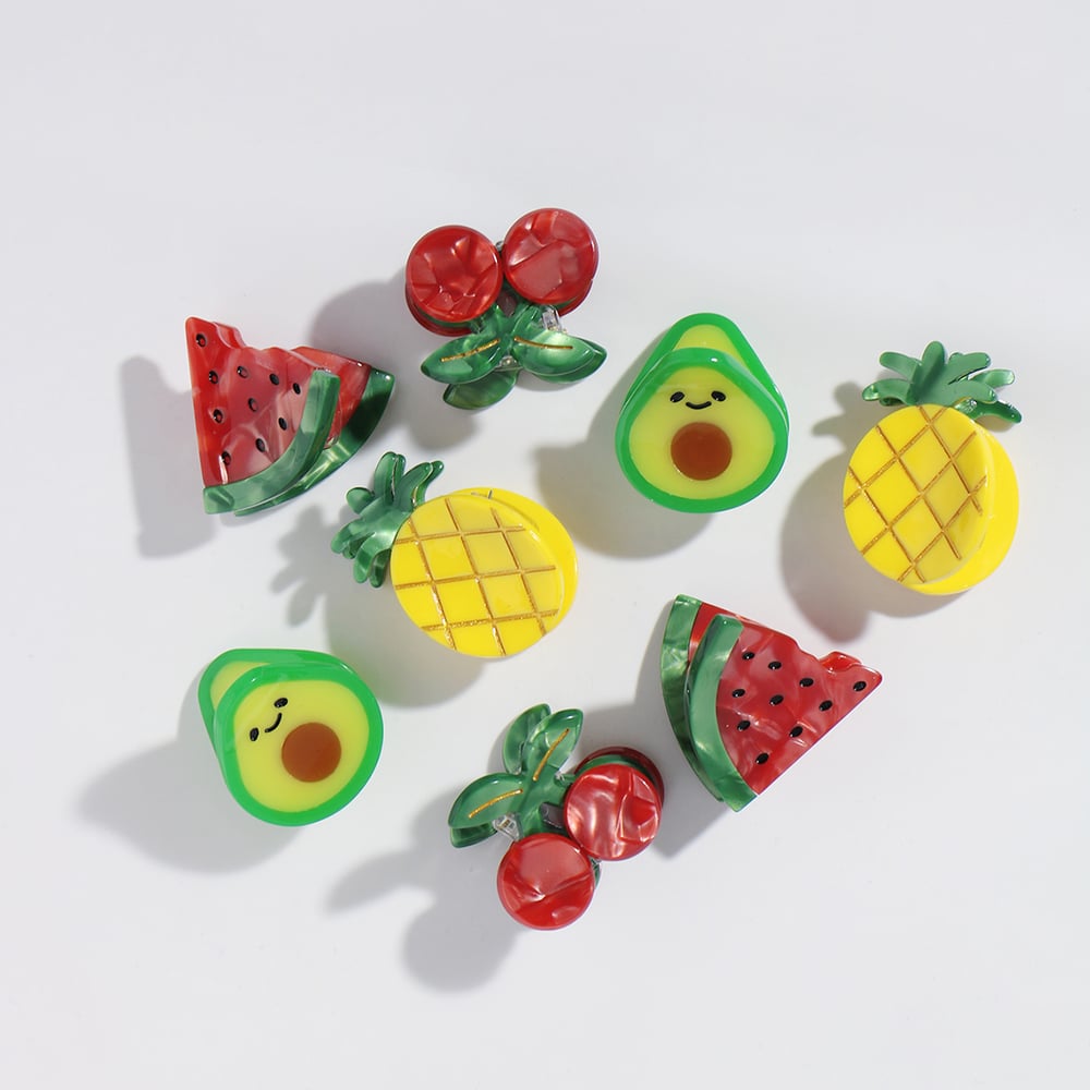 Simple Series Cute Plant Imitation Acetate Sheet Women's Hair Clips Picture3