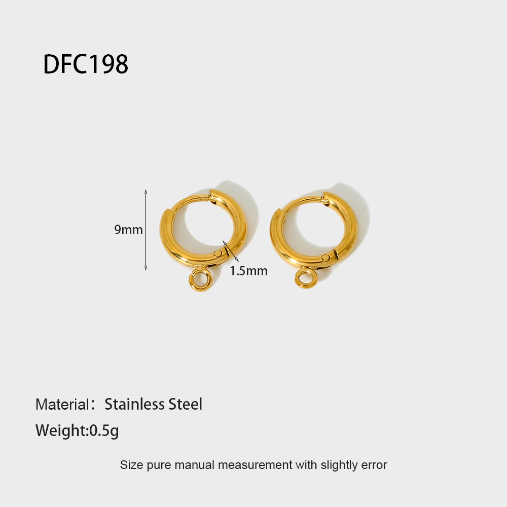 1 Pair Classic Series Punk Animal Stainless Steel   Gold Color  Unisex Pendants 