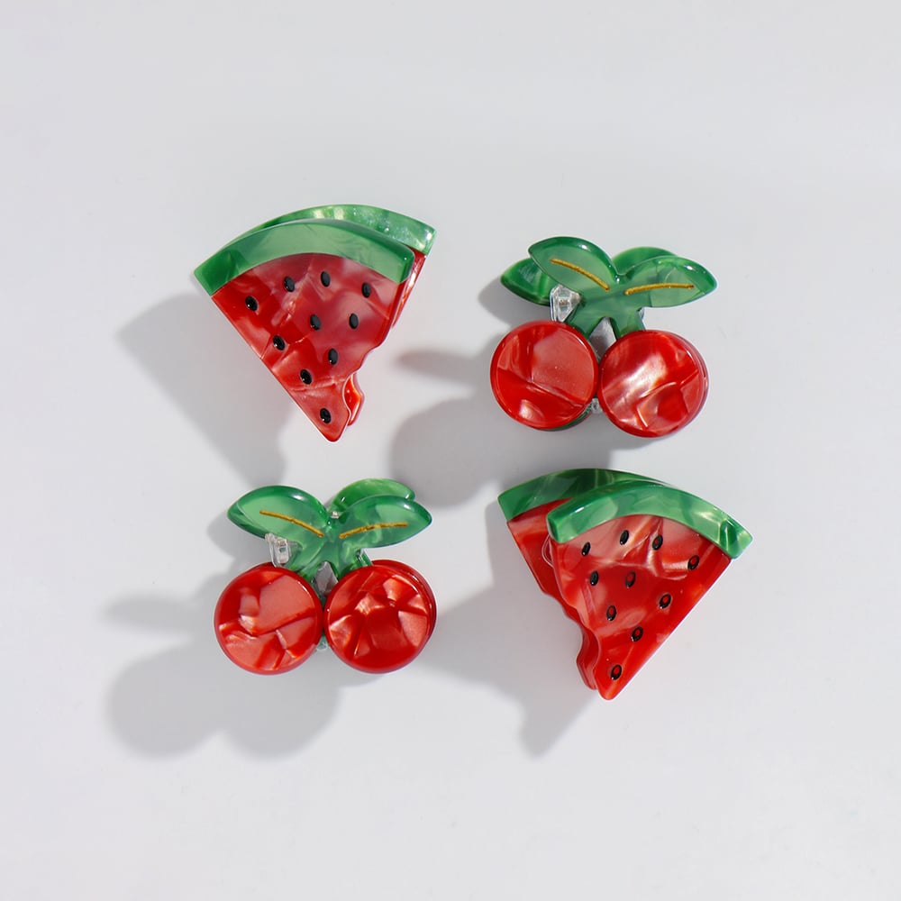 Simple Series Cute Plant Imitation Acetate Sheet Women's Hair Clips Picture4