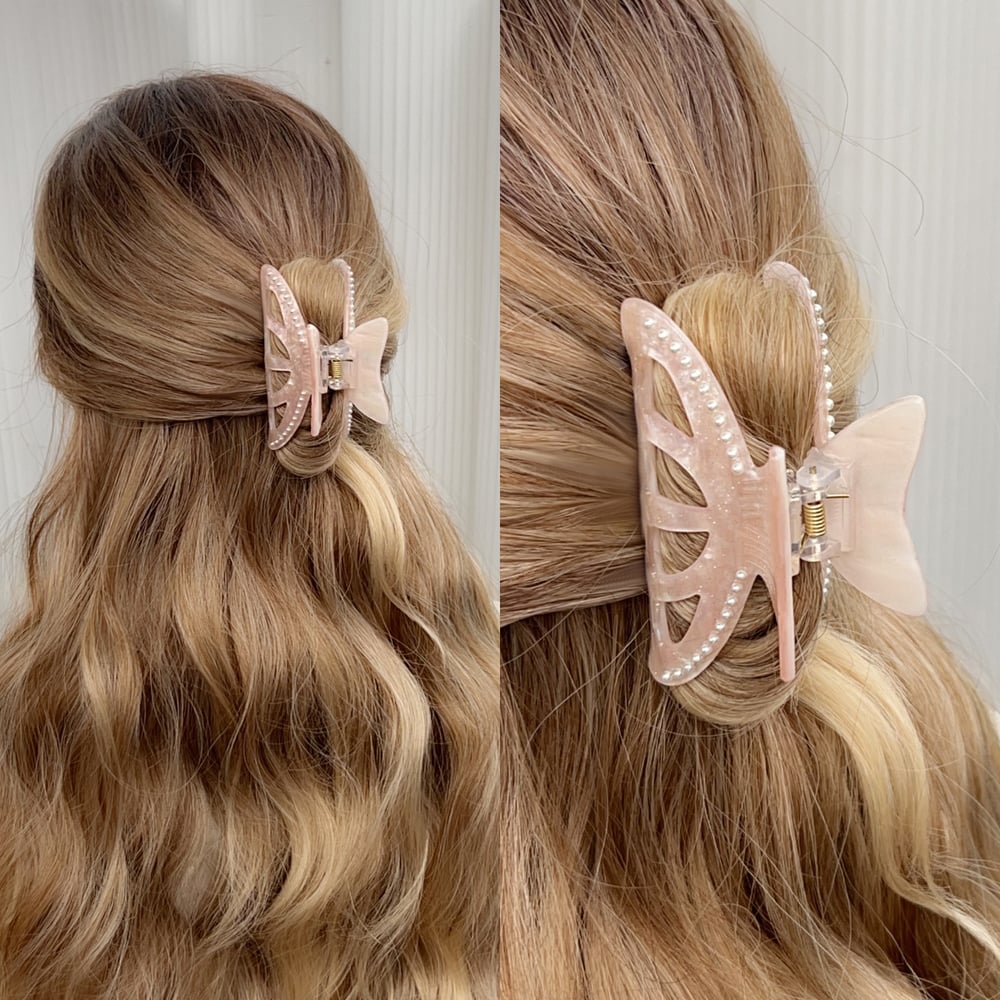 Simple Series Casual Solid Color Acrylic Women's Hair Claws Picture2