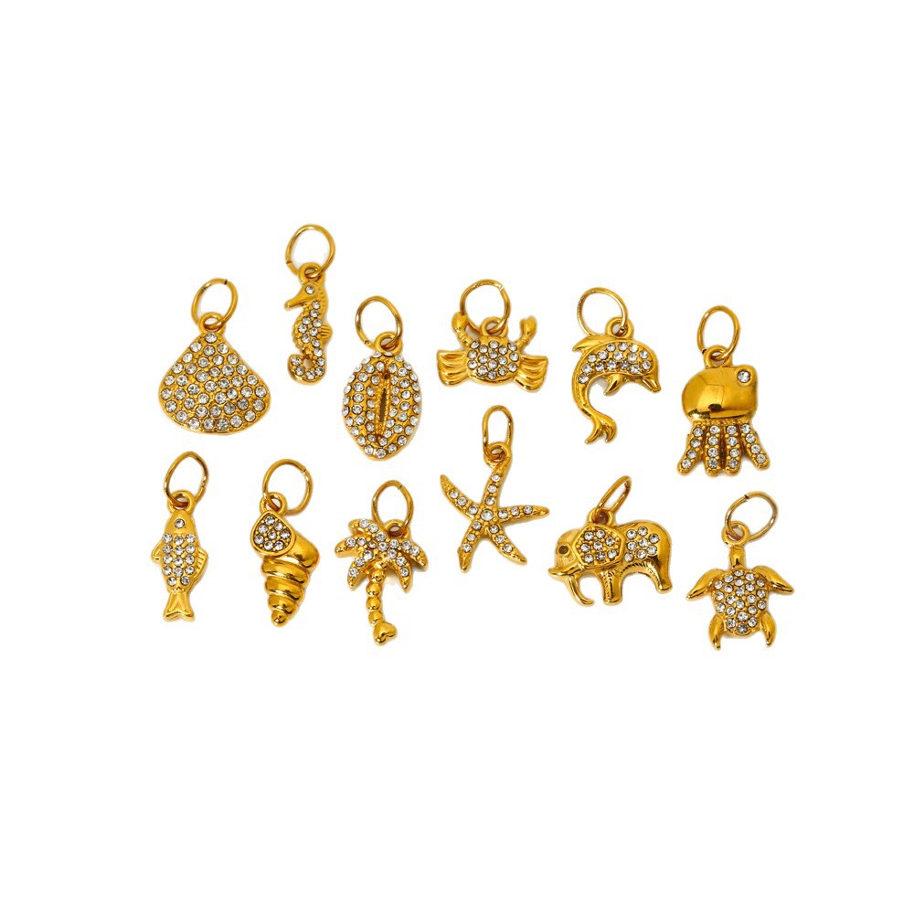 High End Ocean Series Stainless Steel Conch DIY Pendant h5Picture5