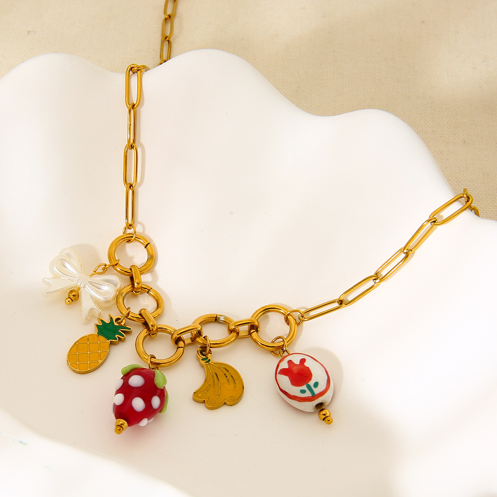 Romantic Series Sweet Plant DIY Women's Pendant Necklaces h5Picture3