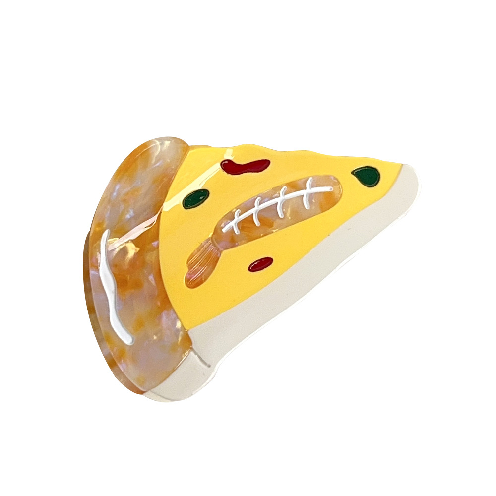 1 Piece Cute  Fun Hamburger Geometric Acetate Women's Hair Claws h5Picture4
