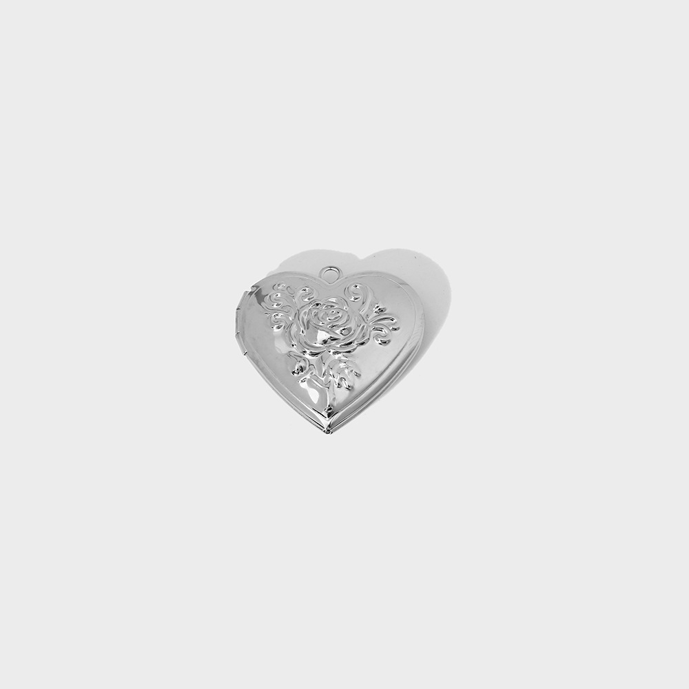 1 Pair Classic Series Retro Heart Stainless Steel   Gold Color  Unisex Pendants Picture3