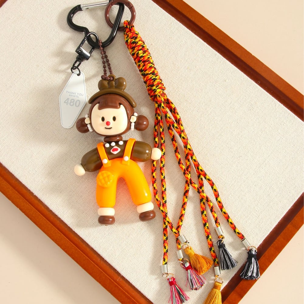 1 Stück süße kleine Mädchen Harz Damen Taschenanhänger h5Bild2