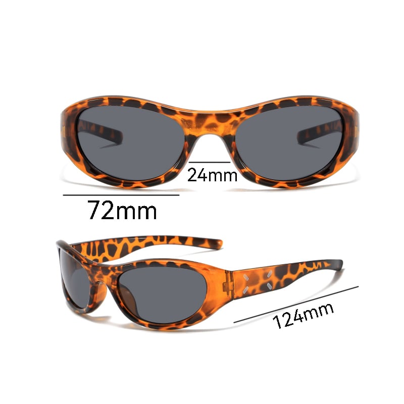 1 Pair Romantic Series Casual Patchwork PC Unisex Sunglasses Picture6