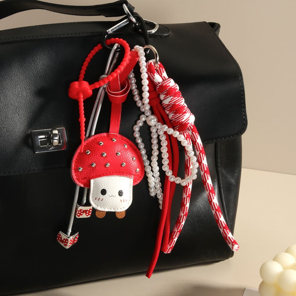 Cute Stylish Mushroom Shaped Accessories  Women's Bag Charms h5Picture5