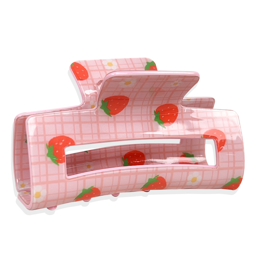 Fruit Series All - over - printed Acrylic Hair Claws h5Picture4