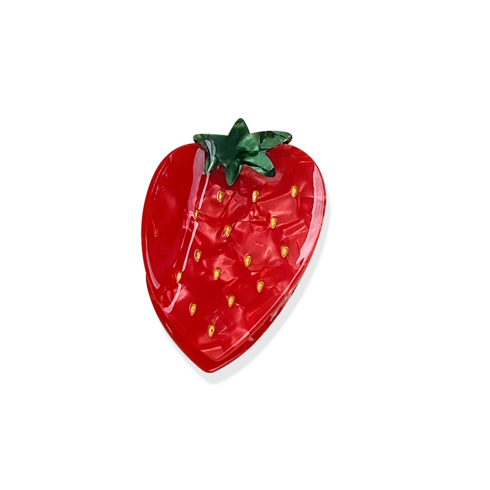 1 Piece Fresh - style Fruit Series  Acetate Women's Hair Claws h5Picture4