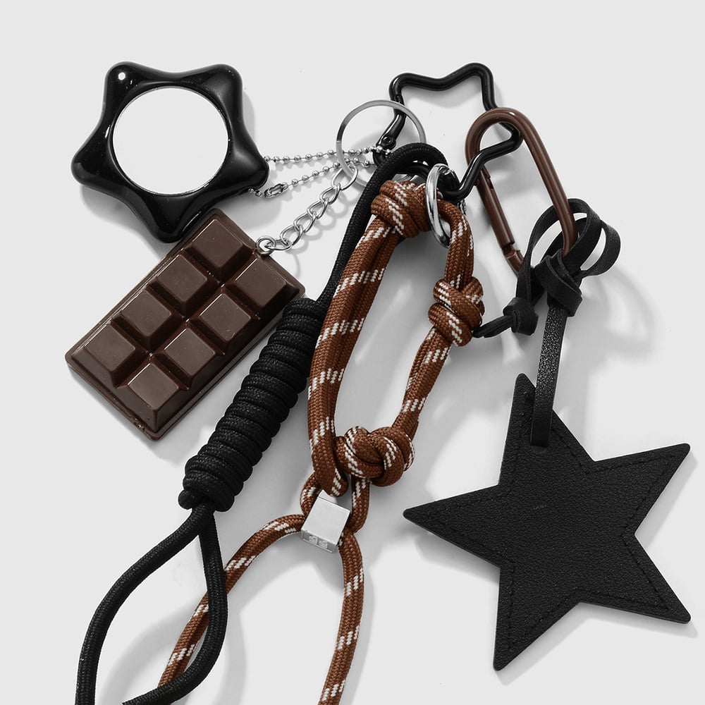 Retro Heart Alloy Bag Charms h5Picture6