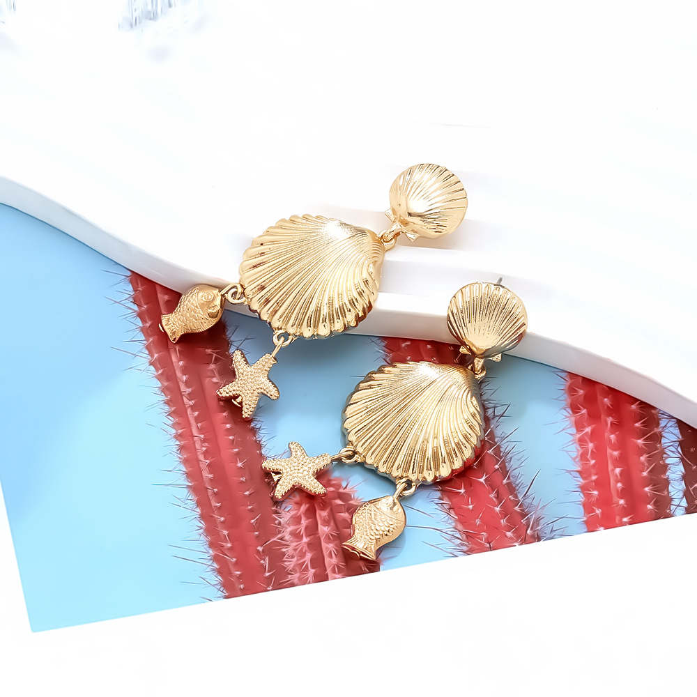 Oceanicl Alloy Drop Earrings h5Picture4