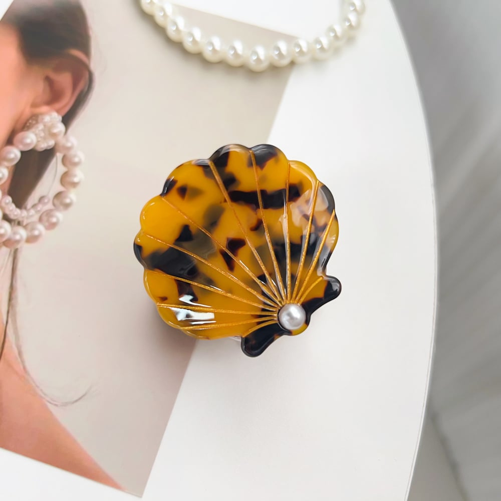 Simple Series Vacation Turtle Acetate Women's Hair Claws