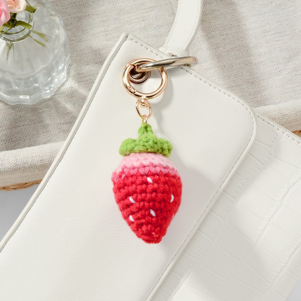 Sweet Strawberry Alloy Bag Charms h5Picture3