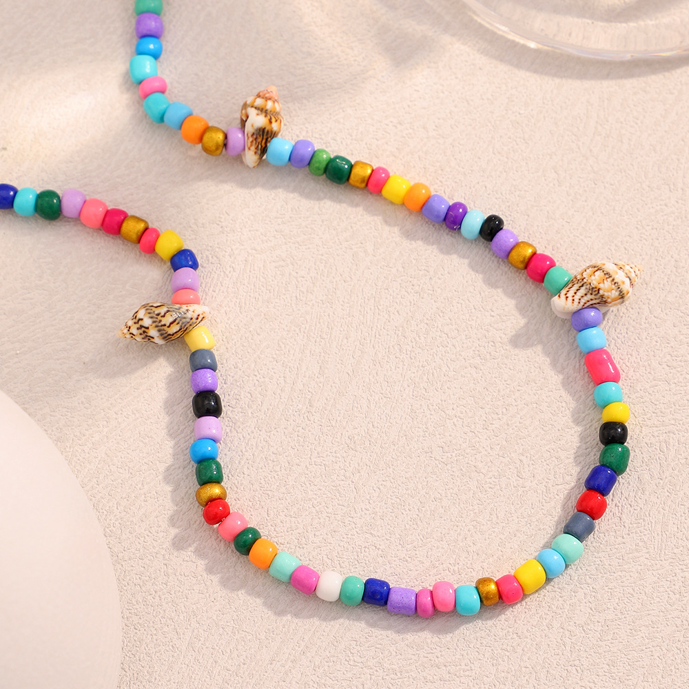 Jelly Colored Beach Vacation Series Acrylic Women's Necklaces h5Picture4