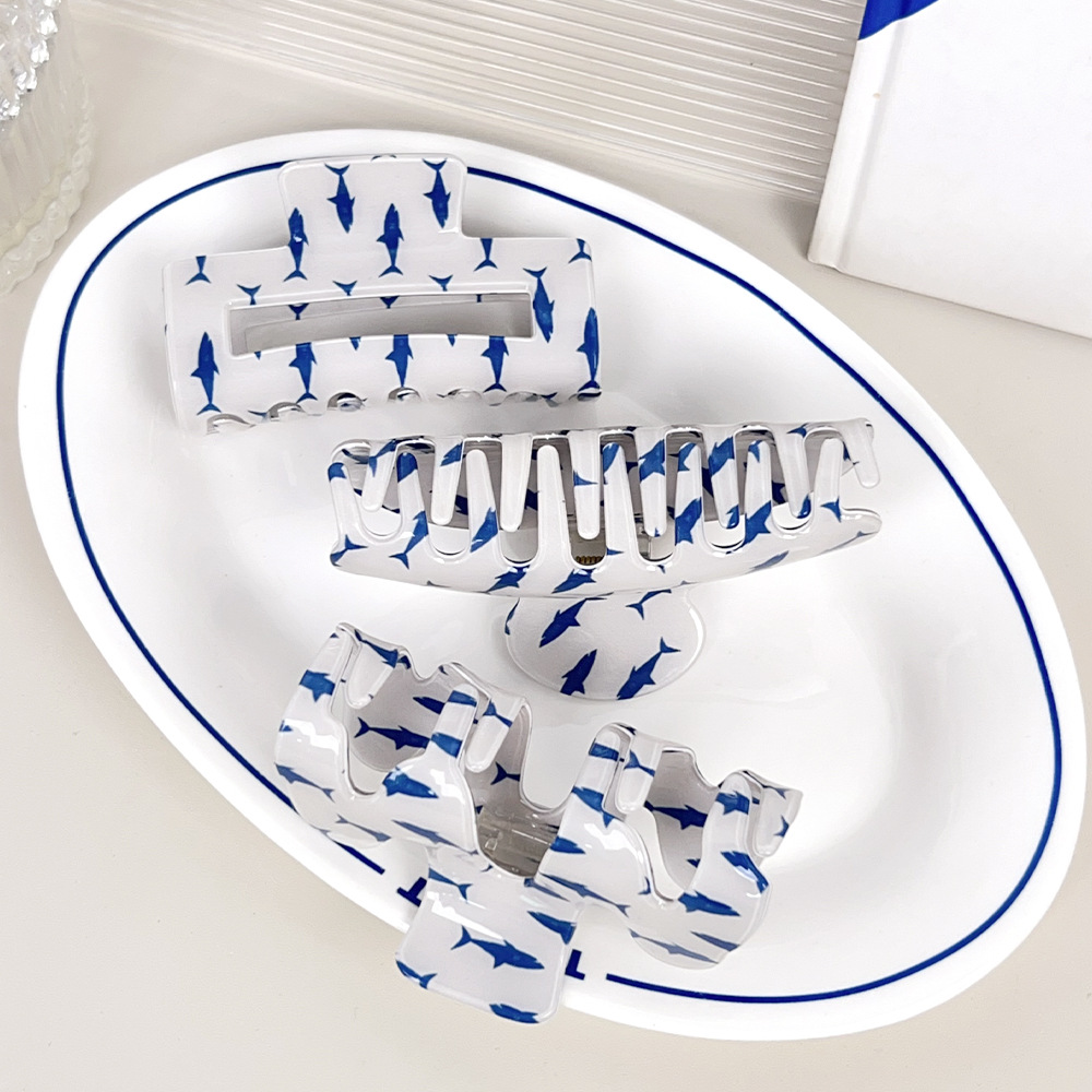 1 Pair Simple Series Casual Cartoon PVC Women's Hair Claws h5Picture3