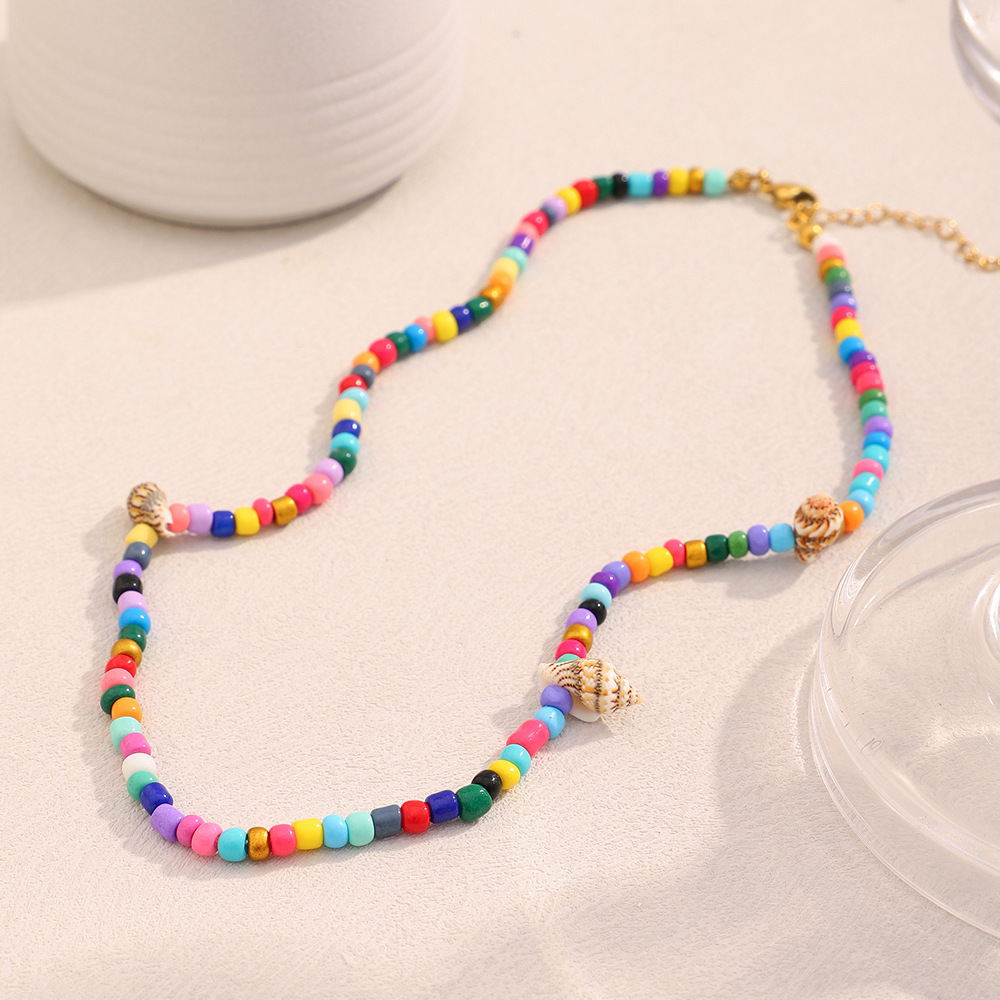 Jelly Colored Beach Vacation Series Acrylic Women's Necklaces h5Picture7