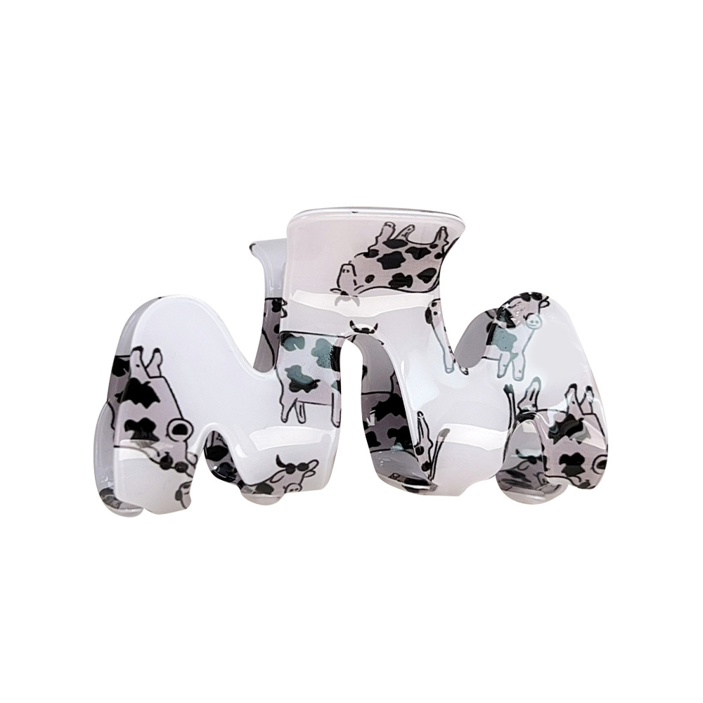 1 Pair Simple Series Cute Cartoon PVC Women's Hair Claws h5Picture4