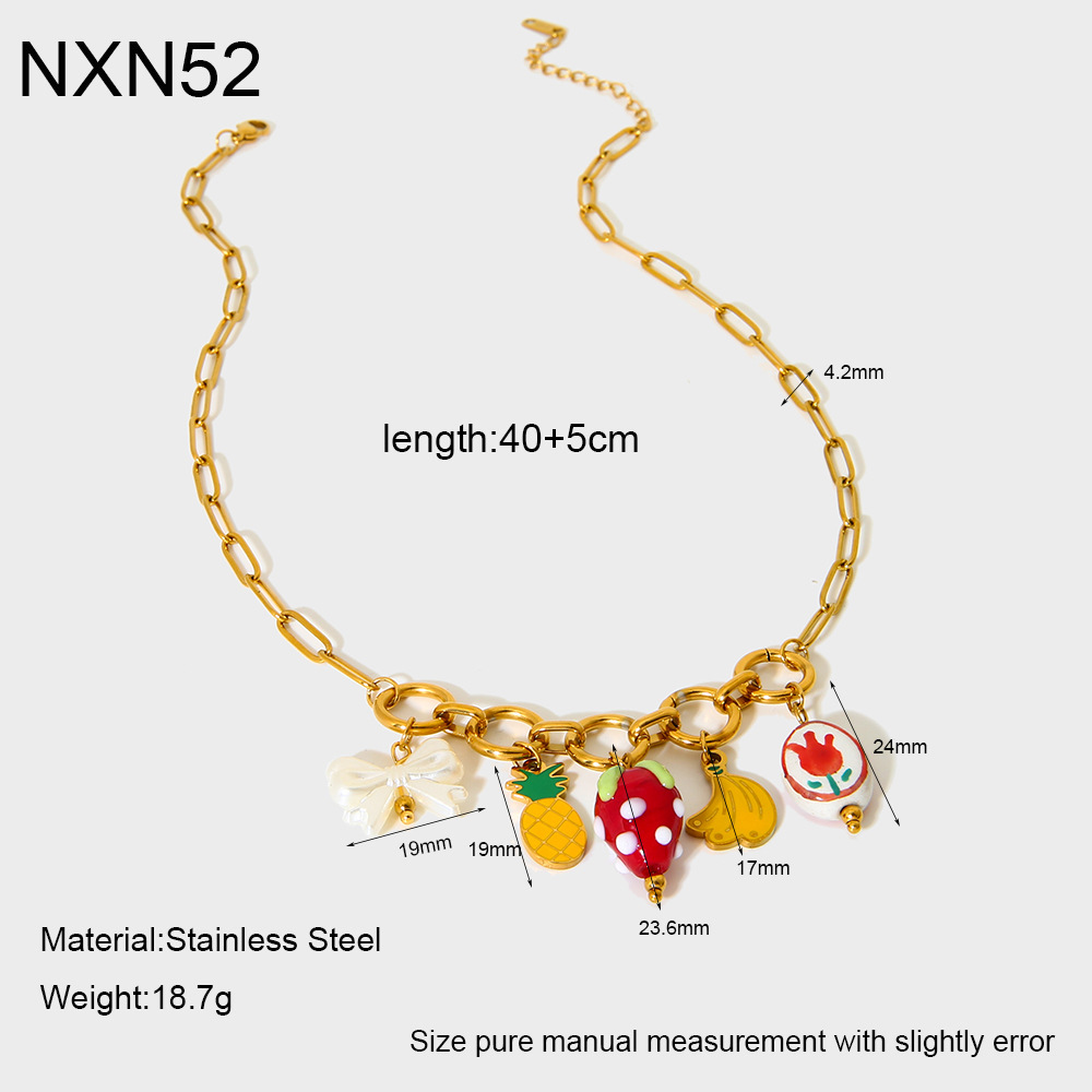 Romantic Series Sweet Plant DIY Women's Pendant Necklaces