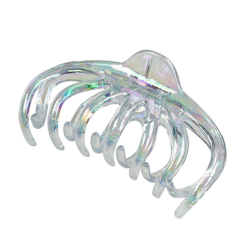 Elegante, einfache, bunte Haarklammern aus Kunstharz für Damen Bild4