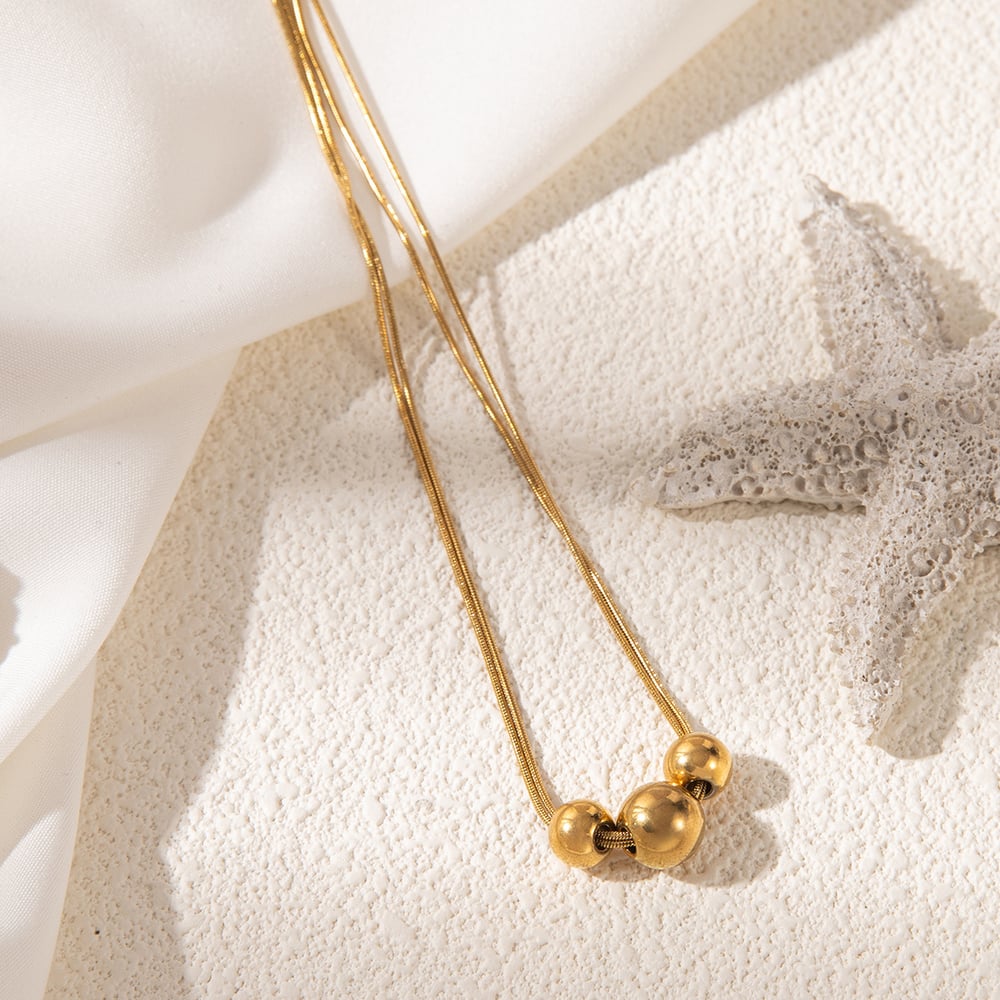 Vacation Series Starfish Stainless Steel Women's Necklaces h5Picture7