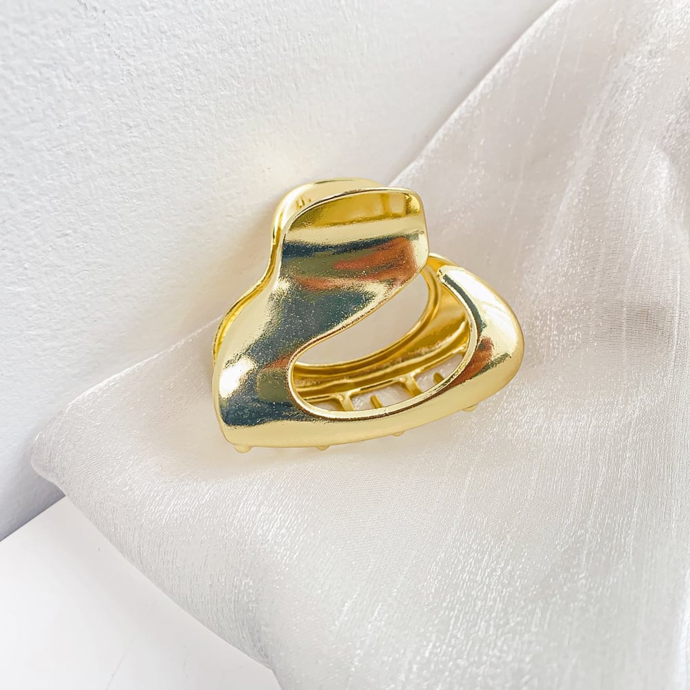 1 Piece Simple Series Casual Solid Color Alloy Women's Hair Claws Picture2