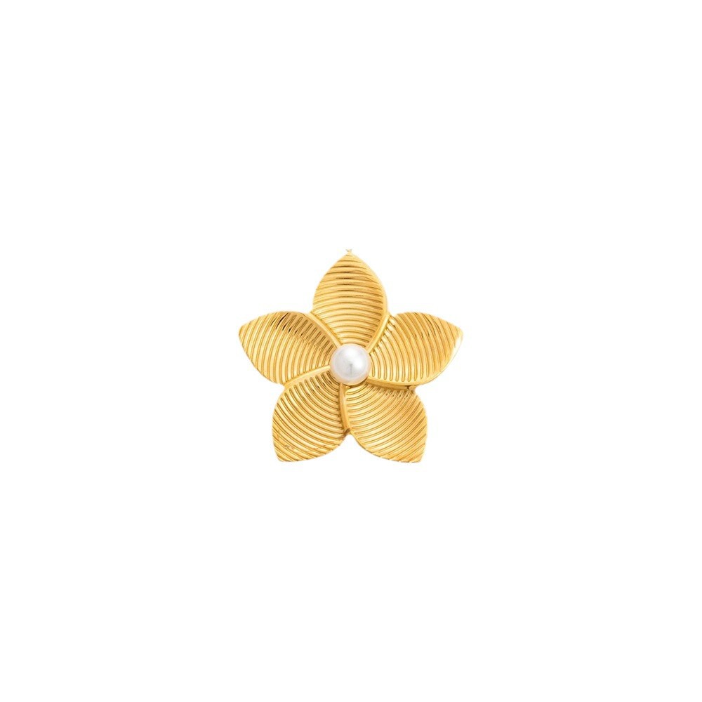 1 Piece Romantic Series Retro Heart Chic Stainless Steel Gold Color DIY Women's Pendants h5Picture6