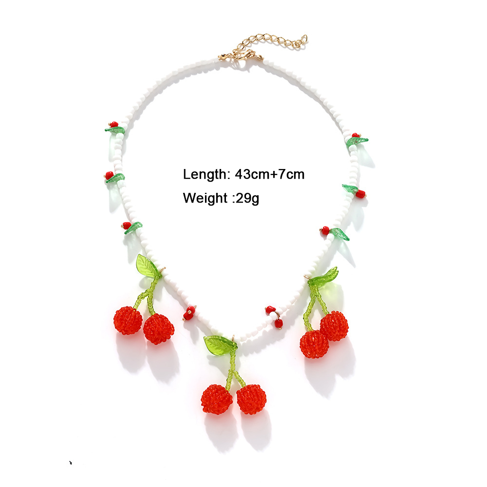 Sweet Cherry Pendant Necklaces