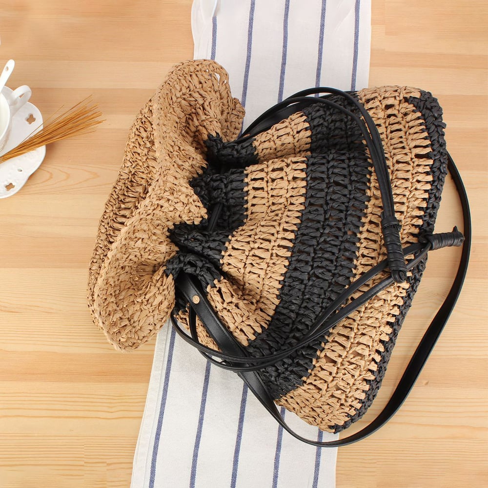 Woven Stripe Shoulder Bags h5Picture3