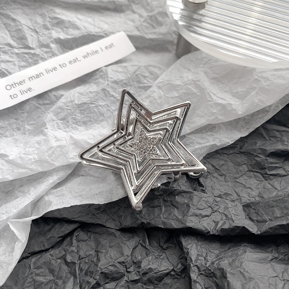 1 Piece Simple Series Casual Solid Color Alloy Women's Hair Claws Picture6