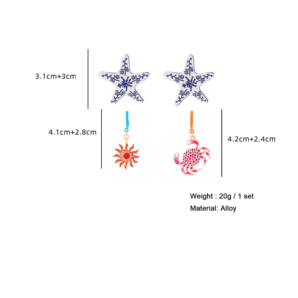 Oceanic Alloy Earring Sets Picture2