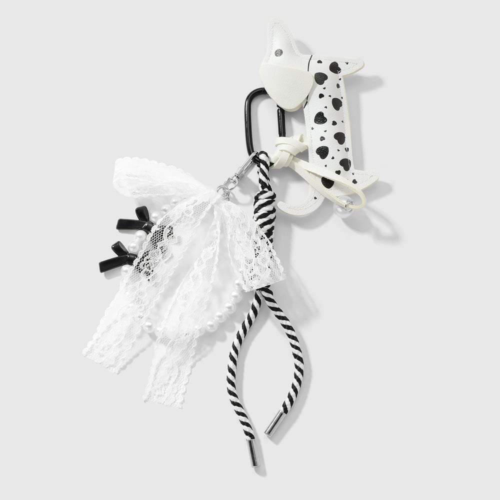 Cute Dog Alloy Bag Charms 