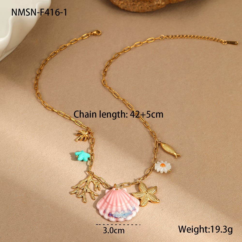 Ocean Themed Pendant Resort - style Women's Necklaces h5Picture2