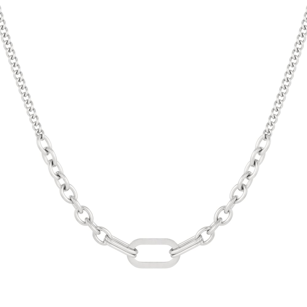 Classic Squircle Chain Stainless Steel Gold Color Women's Chain Necklaces