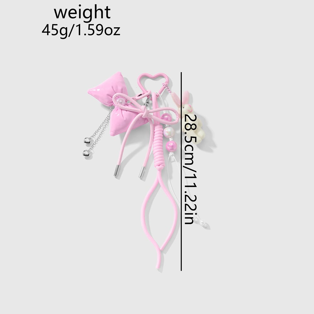 Cute Bow Knot Alloy Bag Charms Picture2