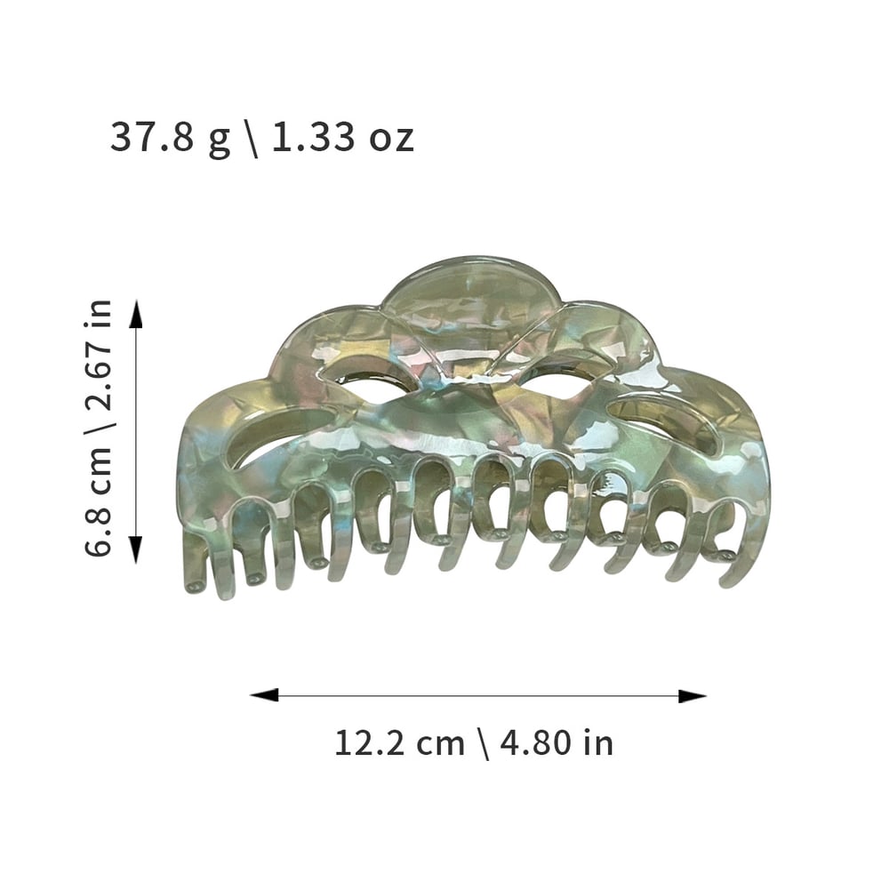 1 Pair Simple Series Casual Solid Color PVC Women's Hair Claws Picture5