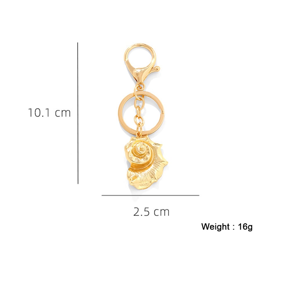 Whelk Alloy Keychain