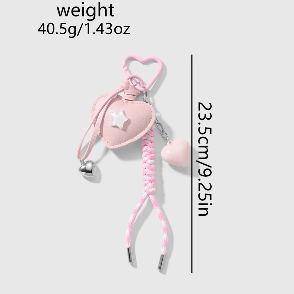 style heart shape bag charms h5Picture2