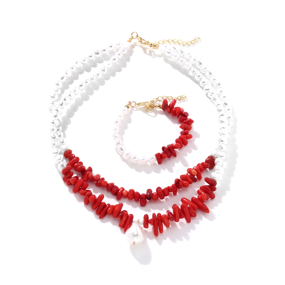 Resin Beaded Layered Necklaces h5Picture4