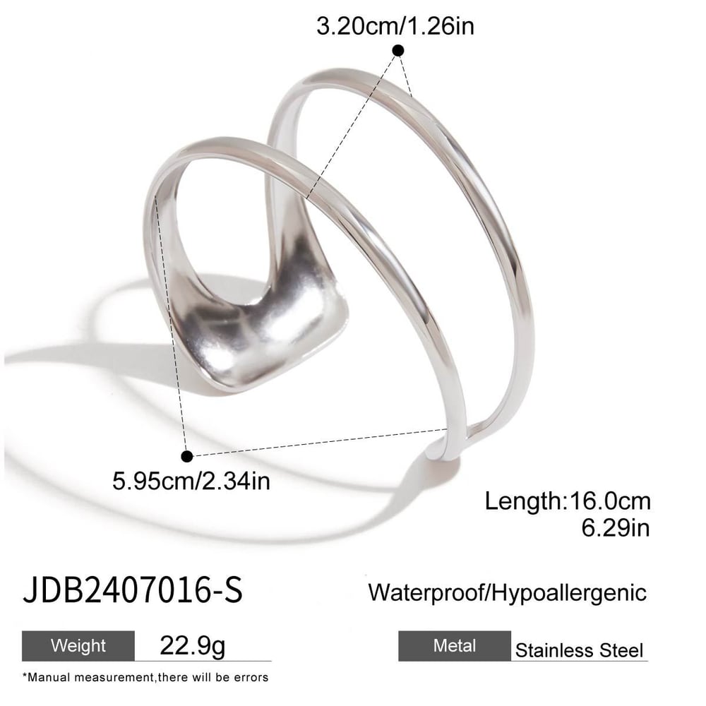 style edelstahl gold farbe manschette armbänder