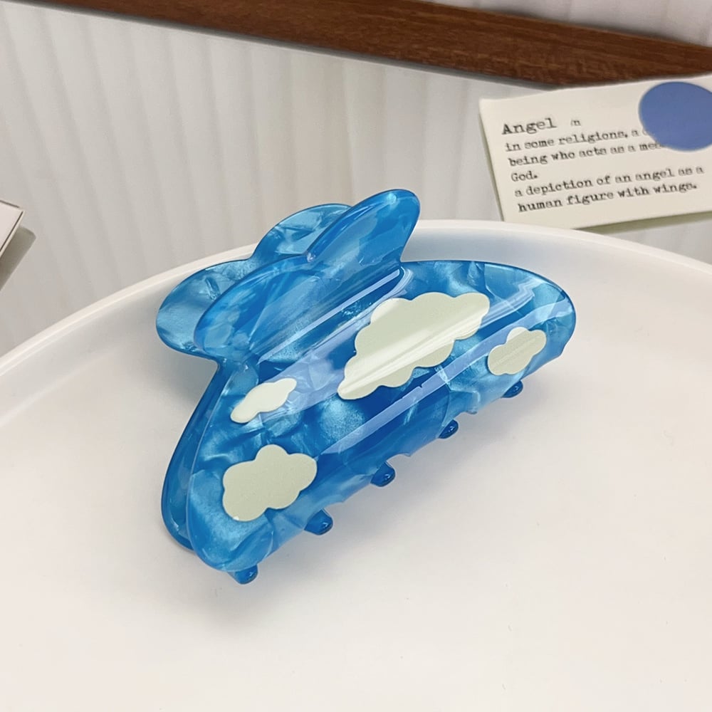 Simple Series Cute Cartoon PVC Women's Hair Claws