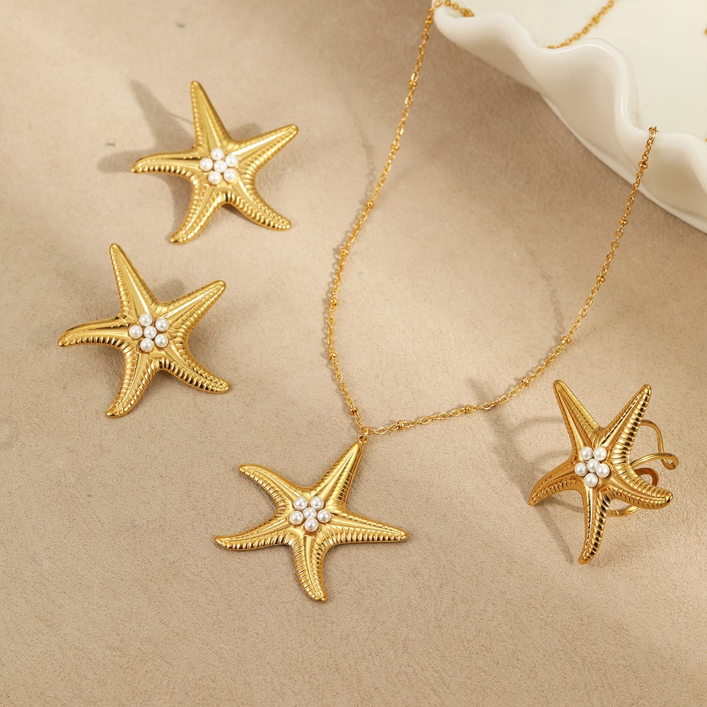 Romantic Series Vacation Geometric Stainless Steel Women's Pendant Necklaces h5Picture2