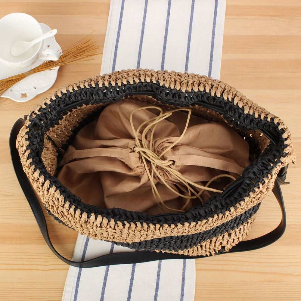 Woven Stripe Shoulder Bags h5Picture5