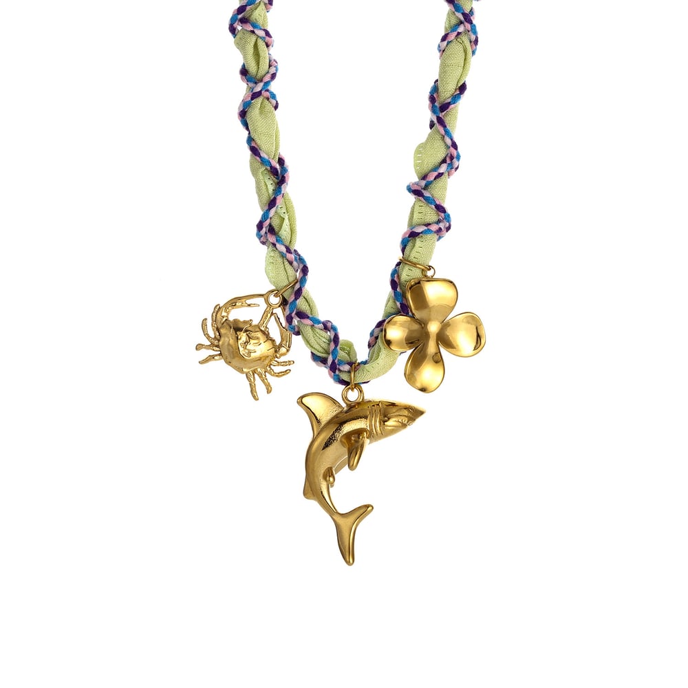 1 Pair Romantic Series Daily Turtle Stainless Steel   Gold Color  Women's Pendant Necklaces h5Picture6