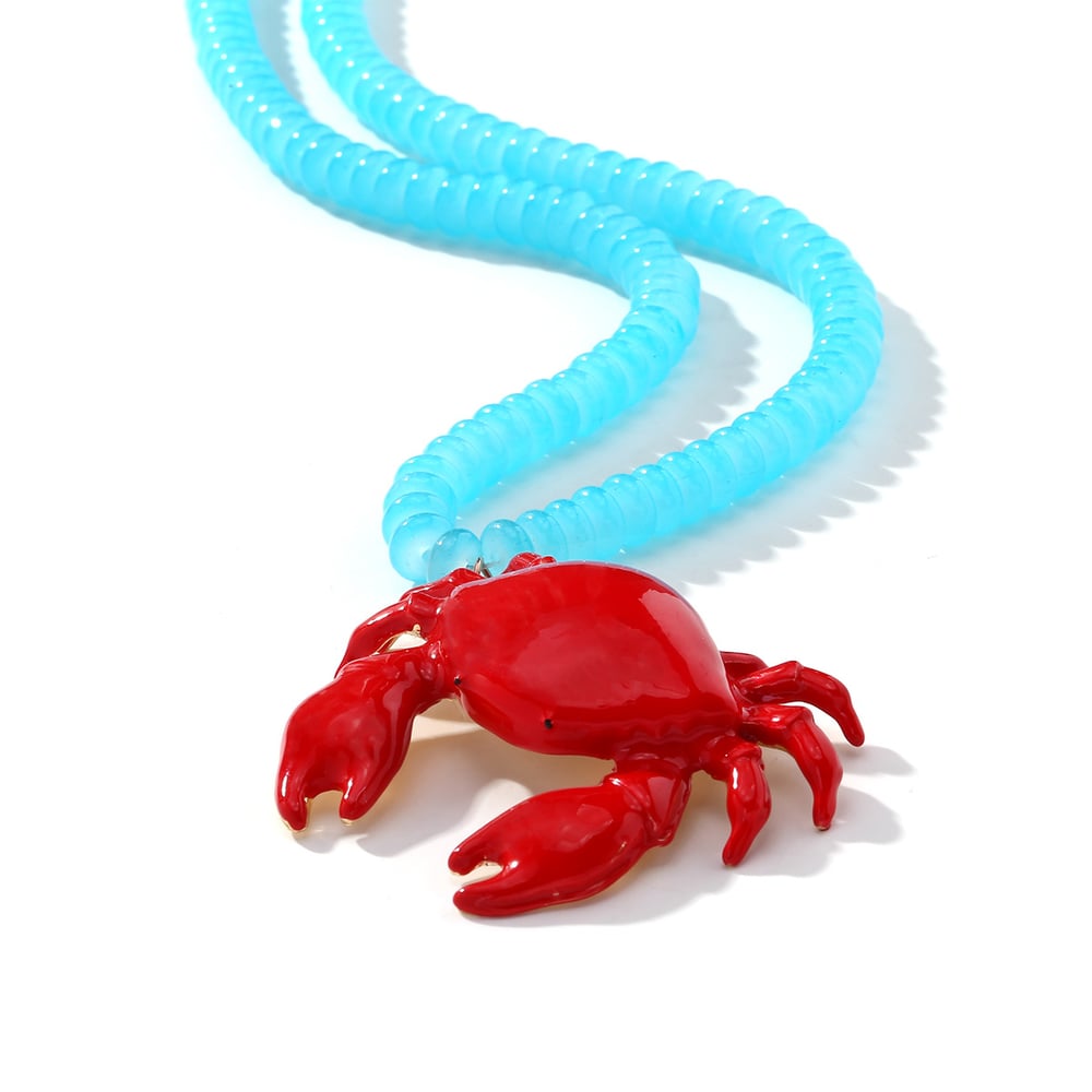Crab Alloy Beaded Necklaces h5Picture3