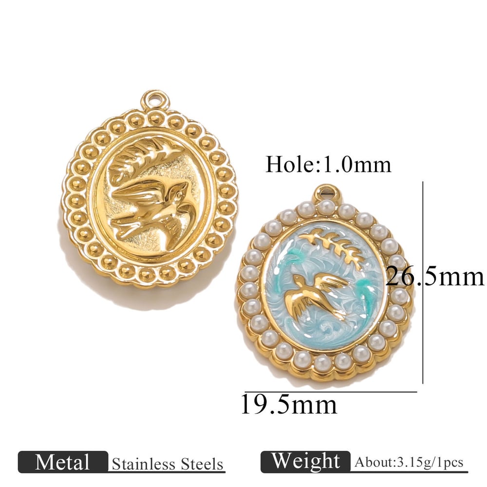 1 Adet Romantik Kendin Yap Çiçek Paslanmaz Çelik Kadın Kolye