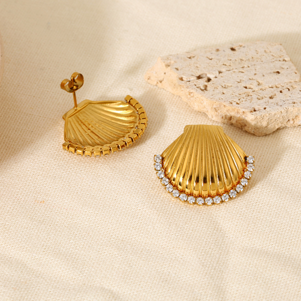 Classic Series Retro Turtle Stainless Steel  Women's Stud Earrings h5Picture3