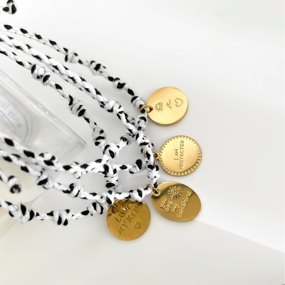 1 Stück Charm-Armband aus Edelstahl in Goldfarbe h5Bild5