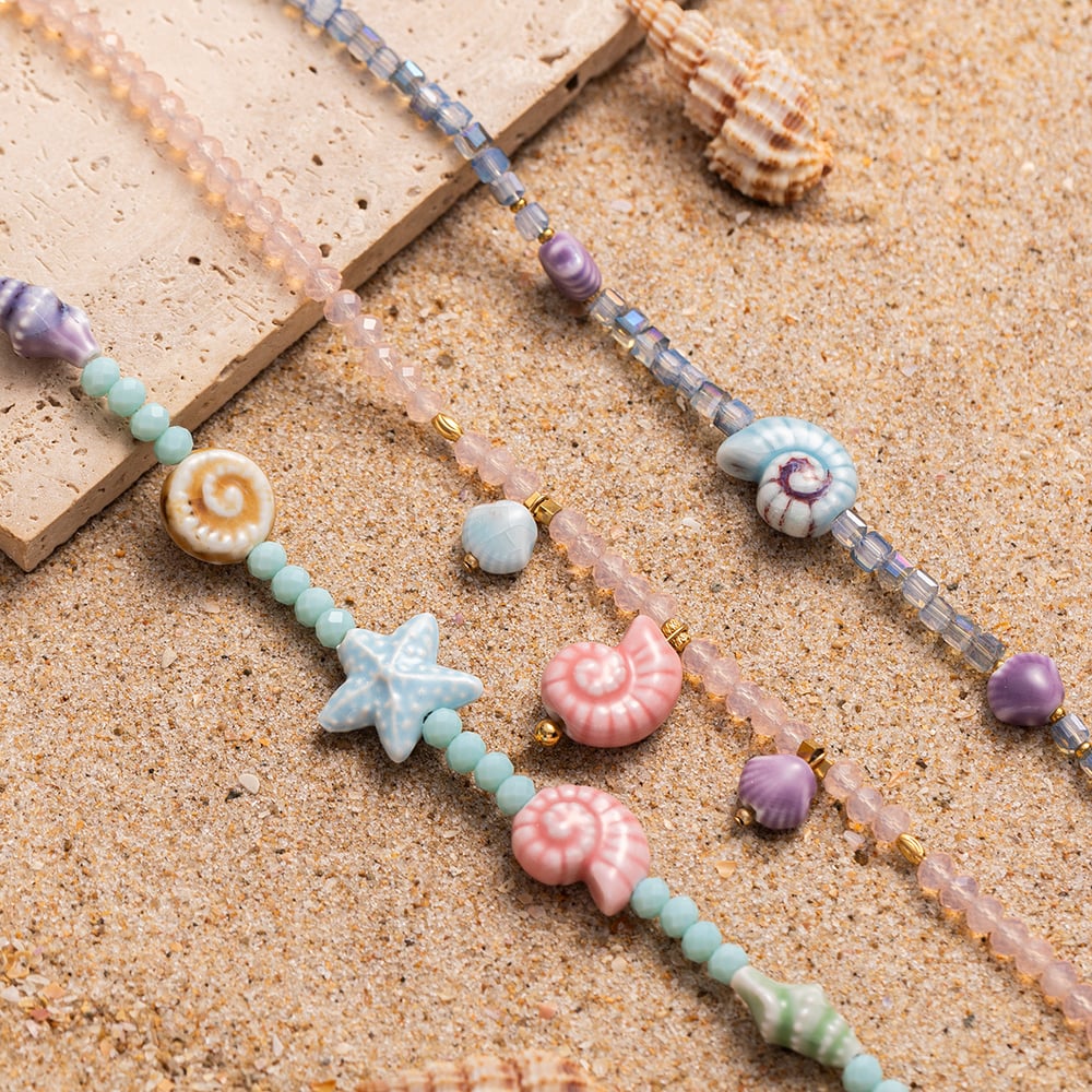 1 Stück Keramik-Charm-Perlenketten h5Bild3